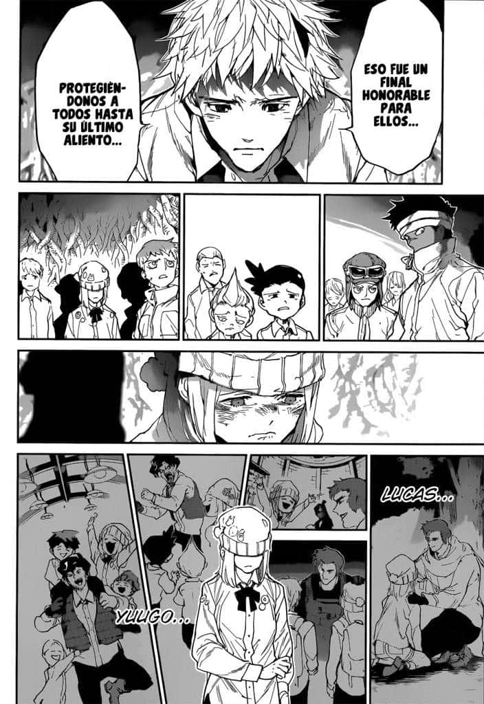 The Promised Neverland Lucas, manga panel, black and white, SD Phone Wallpaper