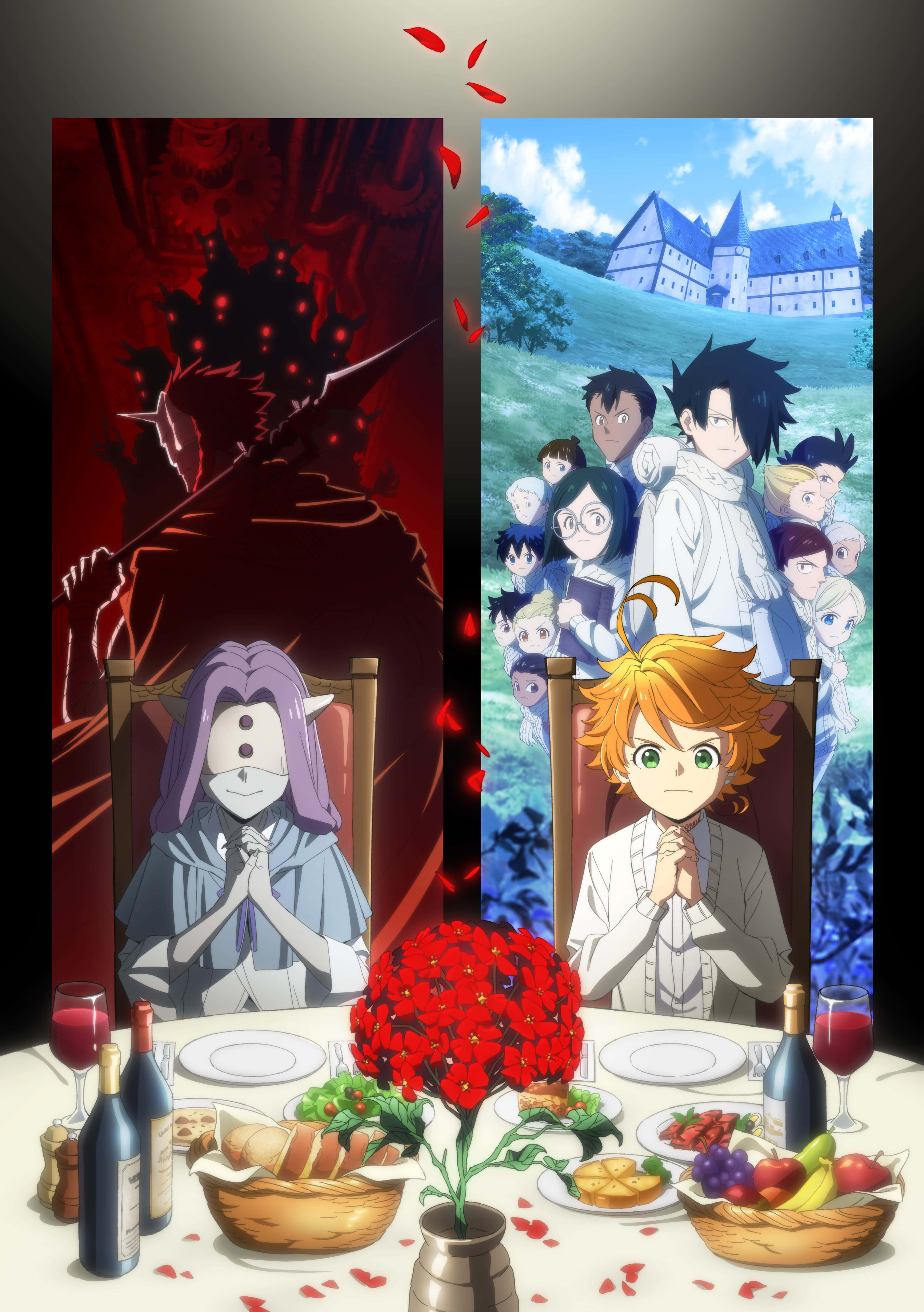 The Promised Neverland, Mujika, demonic figure, 5K Phone Wallpaper