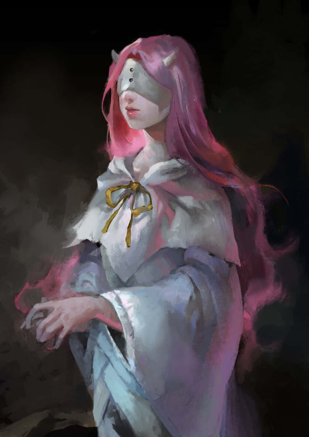 Mujika, The Promised Neverland, pink hair, HD Phone Wallpaper