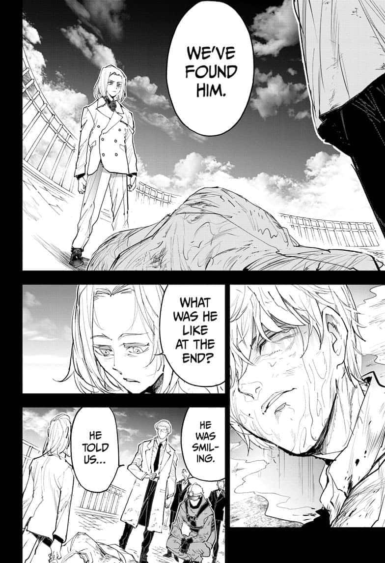 The Promised Neverland, Peter Ratri, black and white manga panel, SD Phone Wallpaper