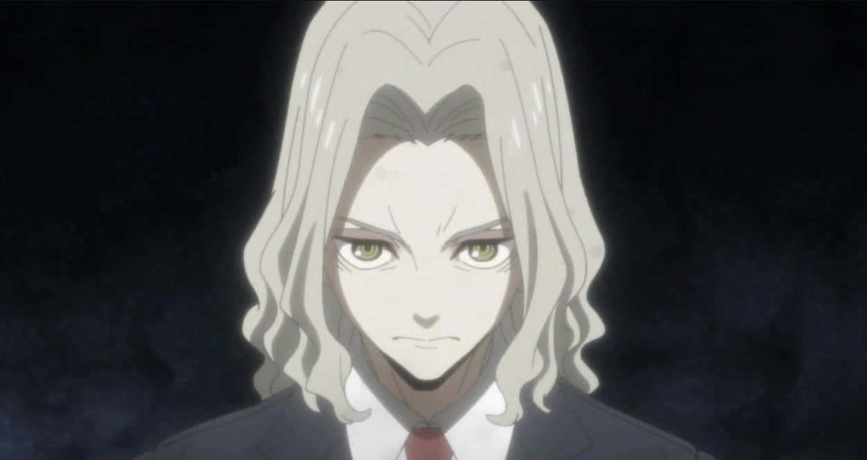 Peter Ratri, The Promised Neverland, long silver hair, SD Desktop Wallpaper
