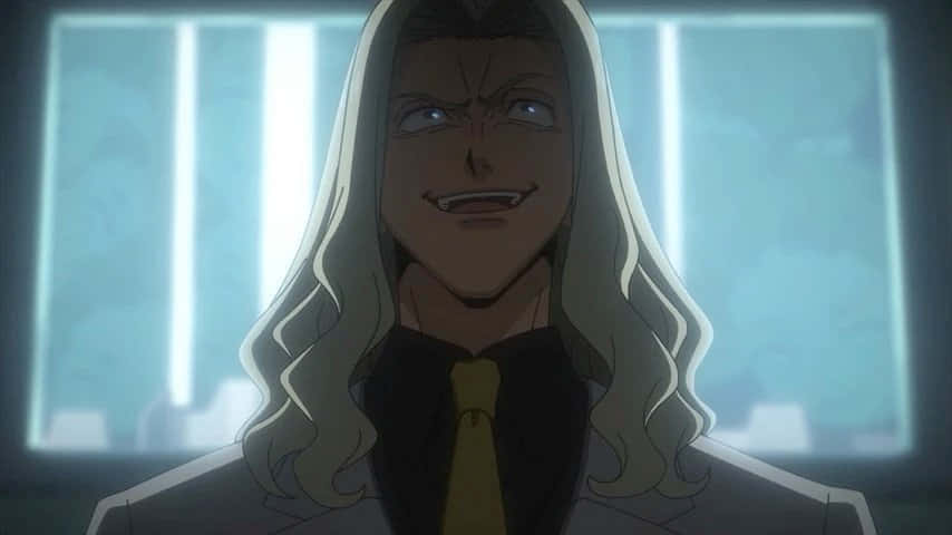 Peter Ratri, The Promised Neverland, long silver hair, SD Desktop Wallpaper