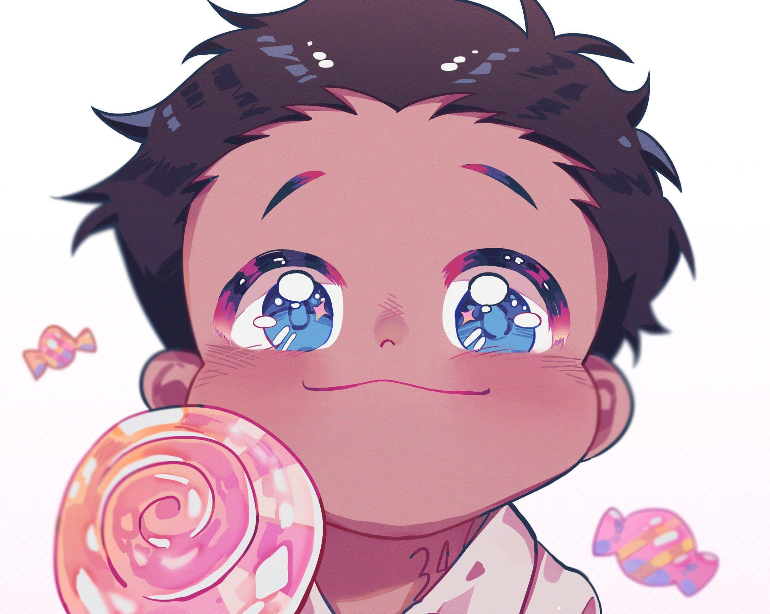 The Promised Neverland, Phil, galaxy eyes, Full HD Desktop Wallpaper