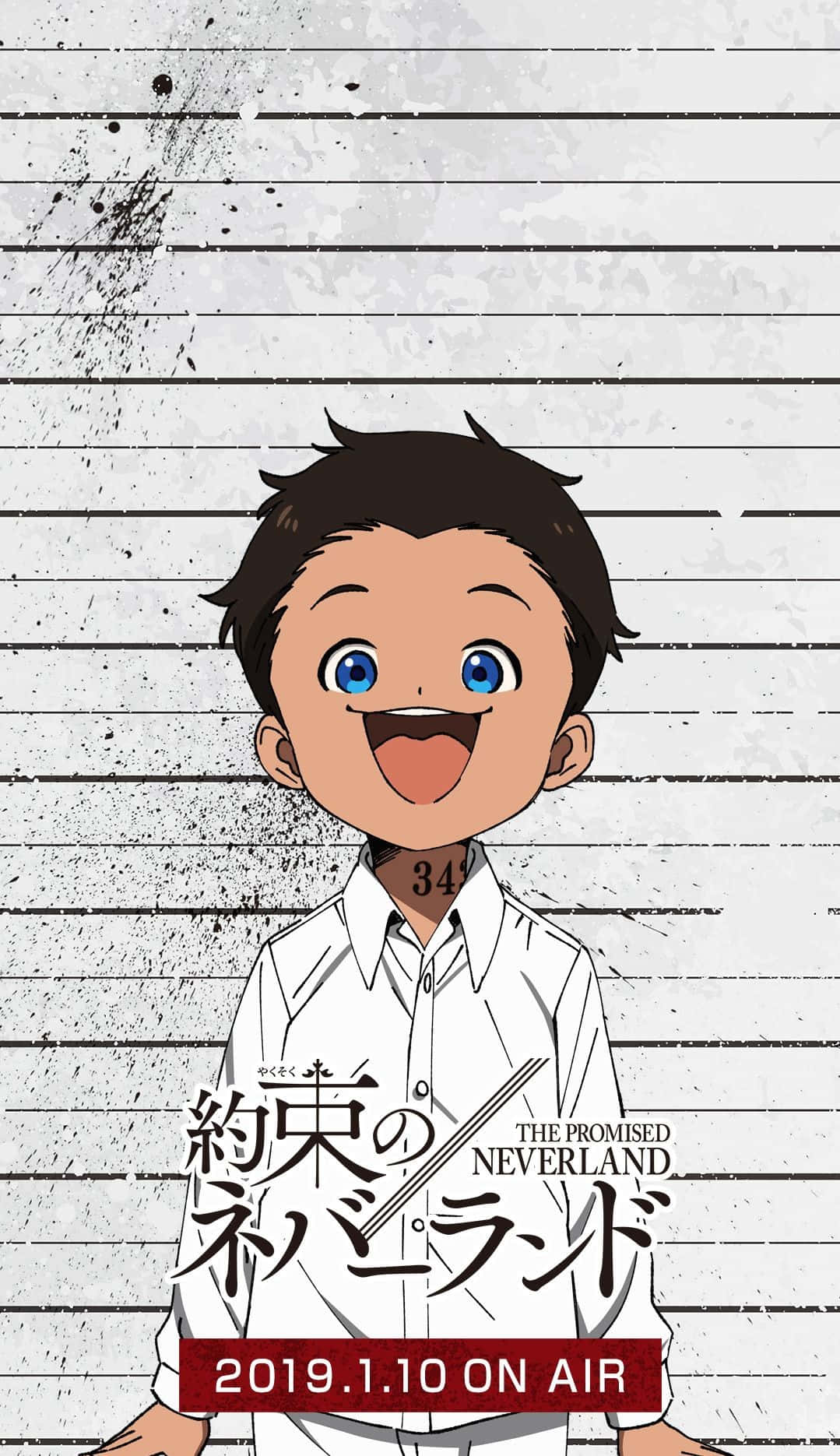 The Promised Neverland, Phil, blue eyes, HD Phone Wallpaper