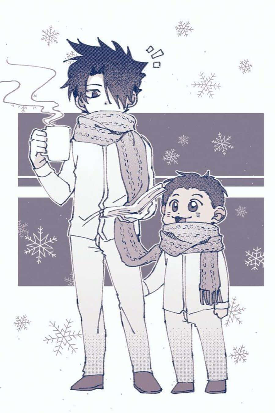 Phil, The Promised Neverland, scarves, HD Phone Wallpaper
