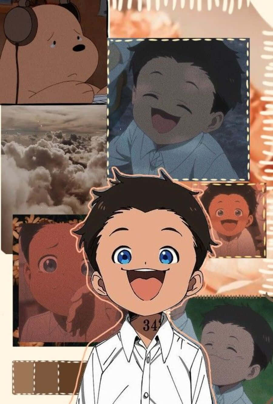 The Promised Neverland, Phil, blue eyes, HD Phone Wallpaper