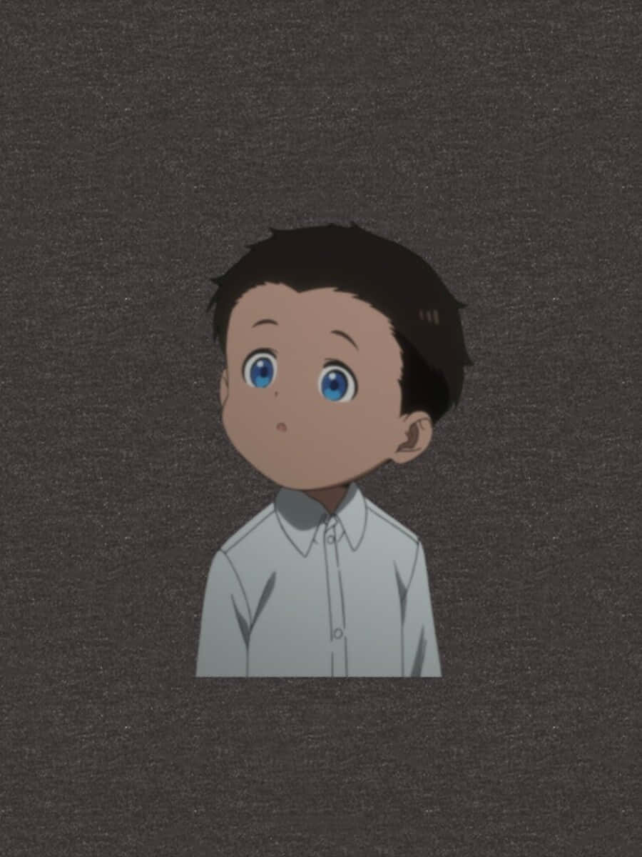 Phil, The Promised Neverland, blue eyes, SD Phone Wallpaper