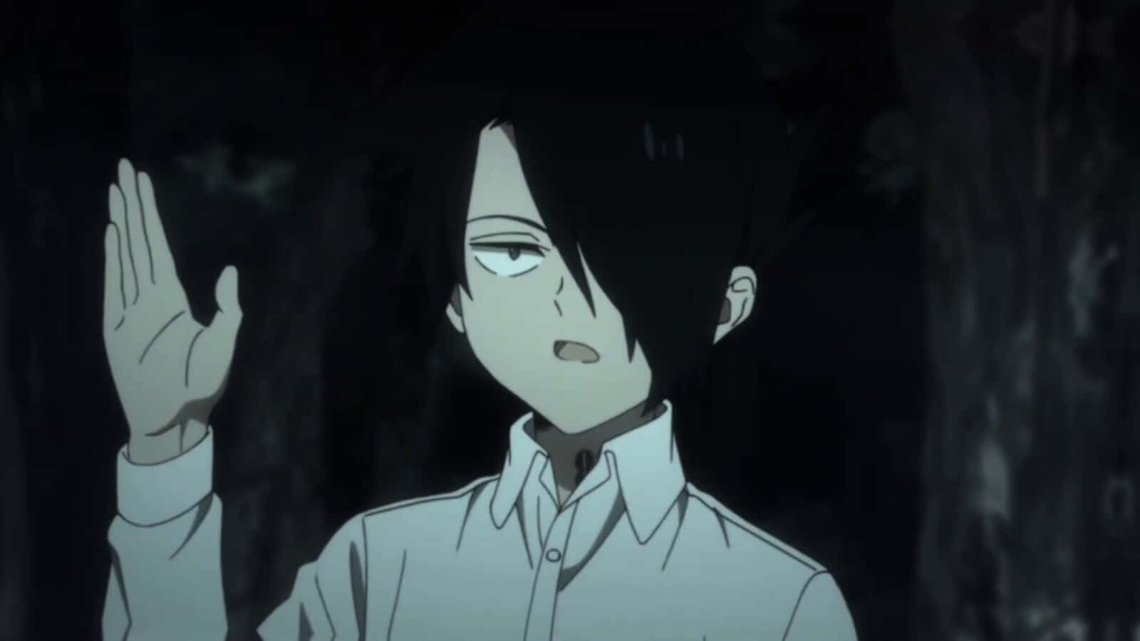 Ray, The Promised Neverland, dark hair, HD Desktop Wallpaper