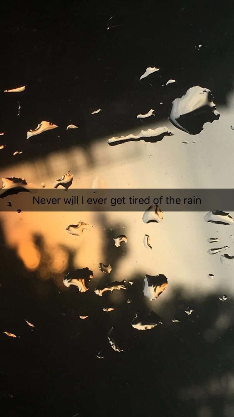raindrops, window, warm golden light, HD Phone Wallpaper