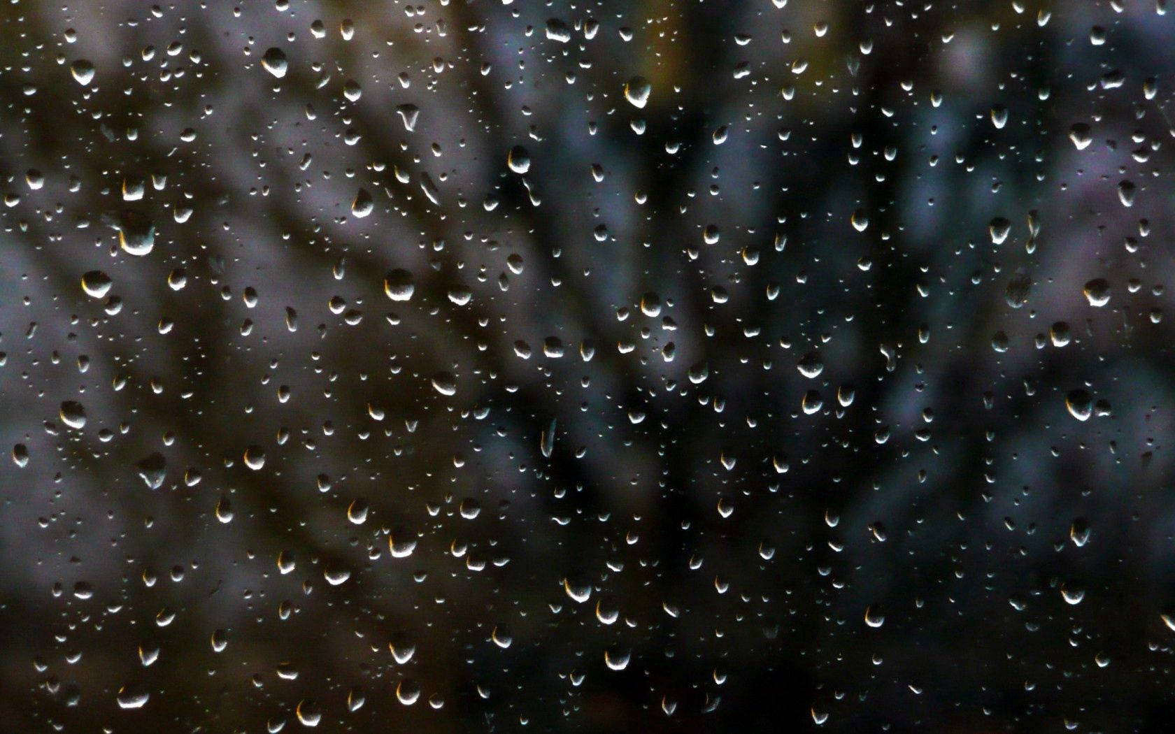 rain window glass drops, rainy night, glass surface, HD Desktop Wallpaper