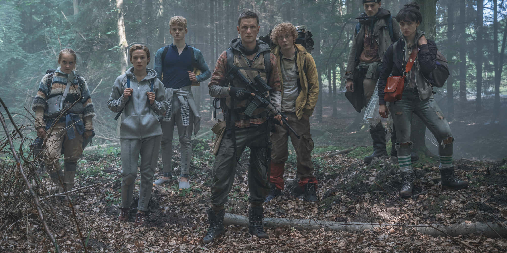The Rain, survivors, forest, Full HD Desktop Wallpaper