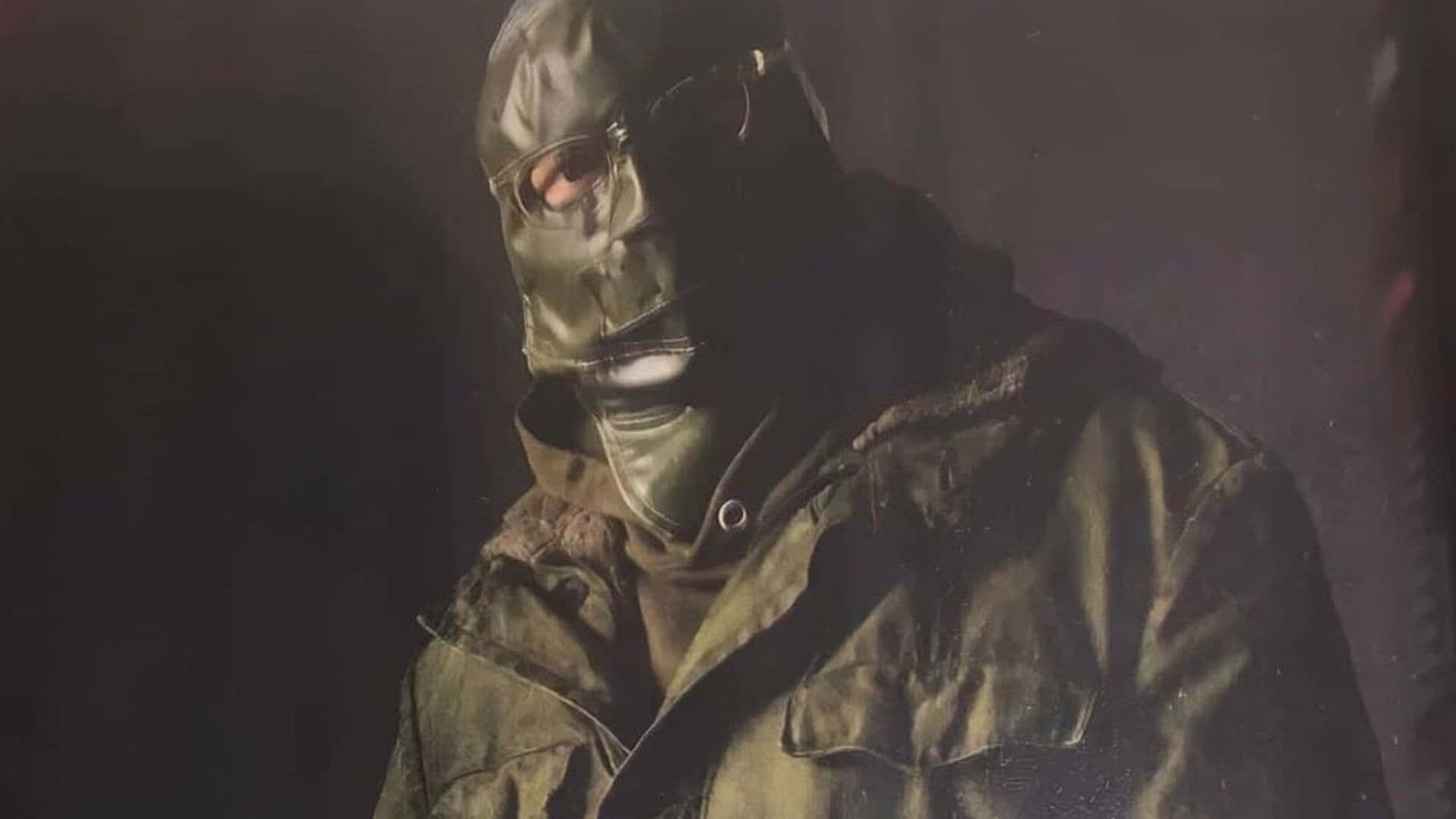 The Riddler 2022, green jacket, tactical mask, Full HD Desktop Wallpaper