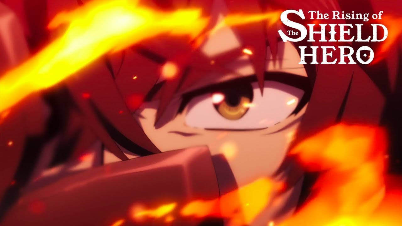 The Rising Of The Shield Hero, fiery red hair, glowing eyes, HD Desktop Wallpaper