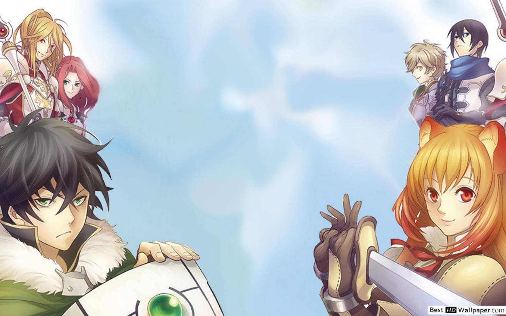 The Rising Of The Shield Hero, anime characters, fantasy armor, HD Desktop Wallpaper