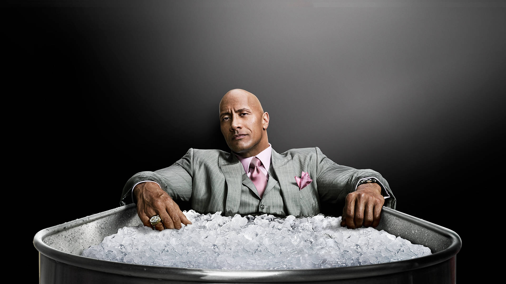 The Rock, ice bath, metal tub, Full HD Desktop Wallpaper