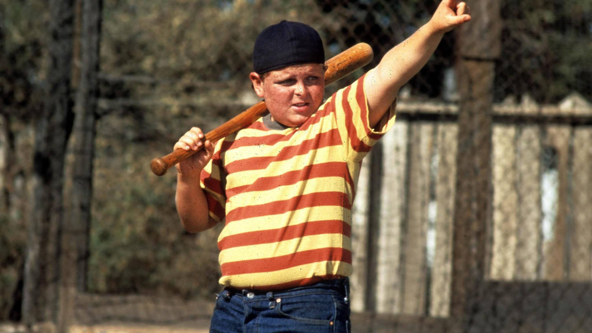 The Sandlot, striped shirt, cap, Full HD Desktop Wallpaper