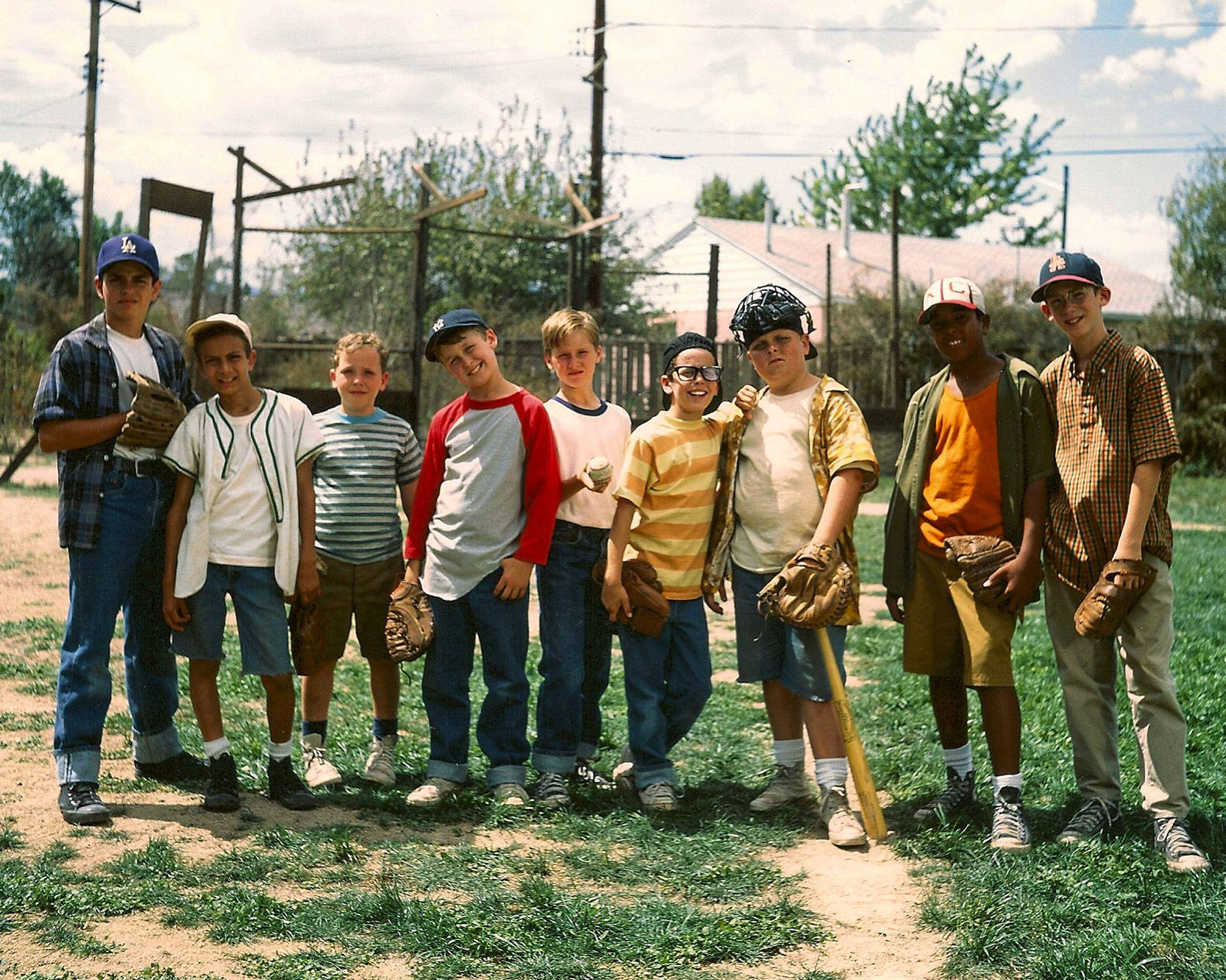 The Sandlot, vintage uniforms, caps, Full HD Desktop Wallpaper