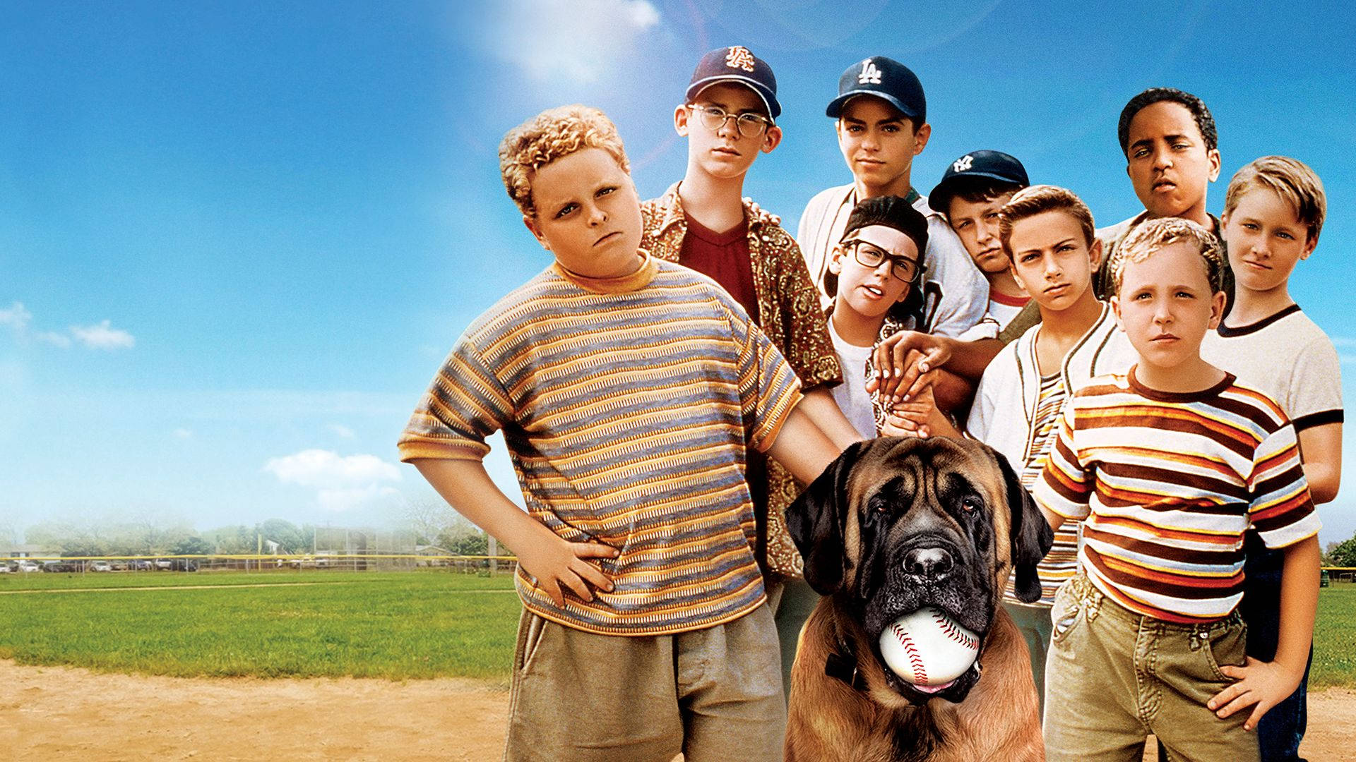 The Sandlot, baseball, sunny field, Full HD Desktop Wallpaper