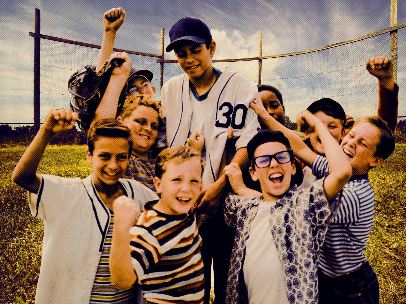 The Sandlot, baseball players, sunlit field, HD Desktop Wallpaper
