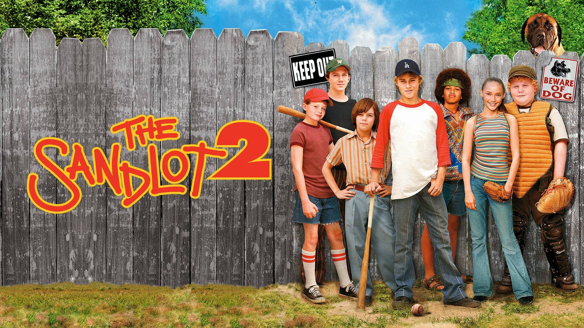 The Sandlot, fence, baseball gear, Full HD Desktop Wallpaper