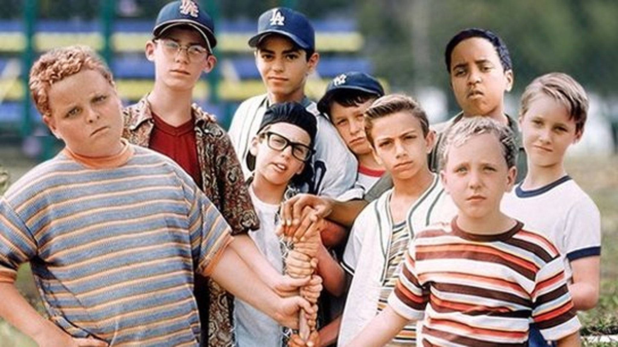The Sandlot, eight young boys, 1980s casual wear, Full HD Desktop Wallpaper