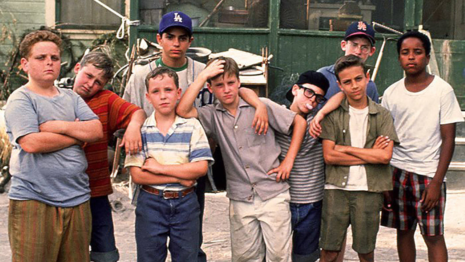 The Sandlot, alleyway, seven young boys, HD Desktop Wallpaper