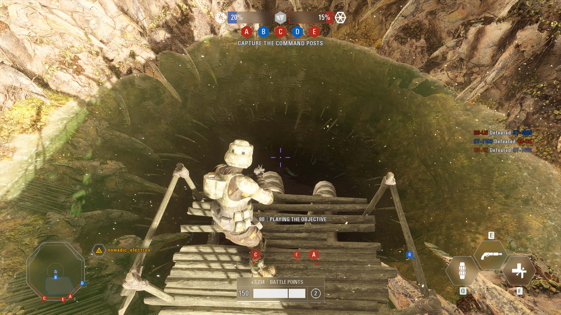 The Sarlacc Pit, tactical gear, wooden bridge, Full HD Desktop Wallpaper