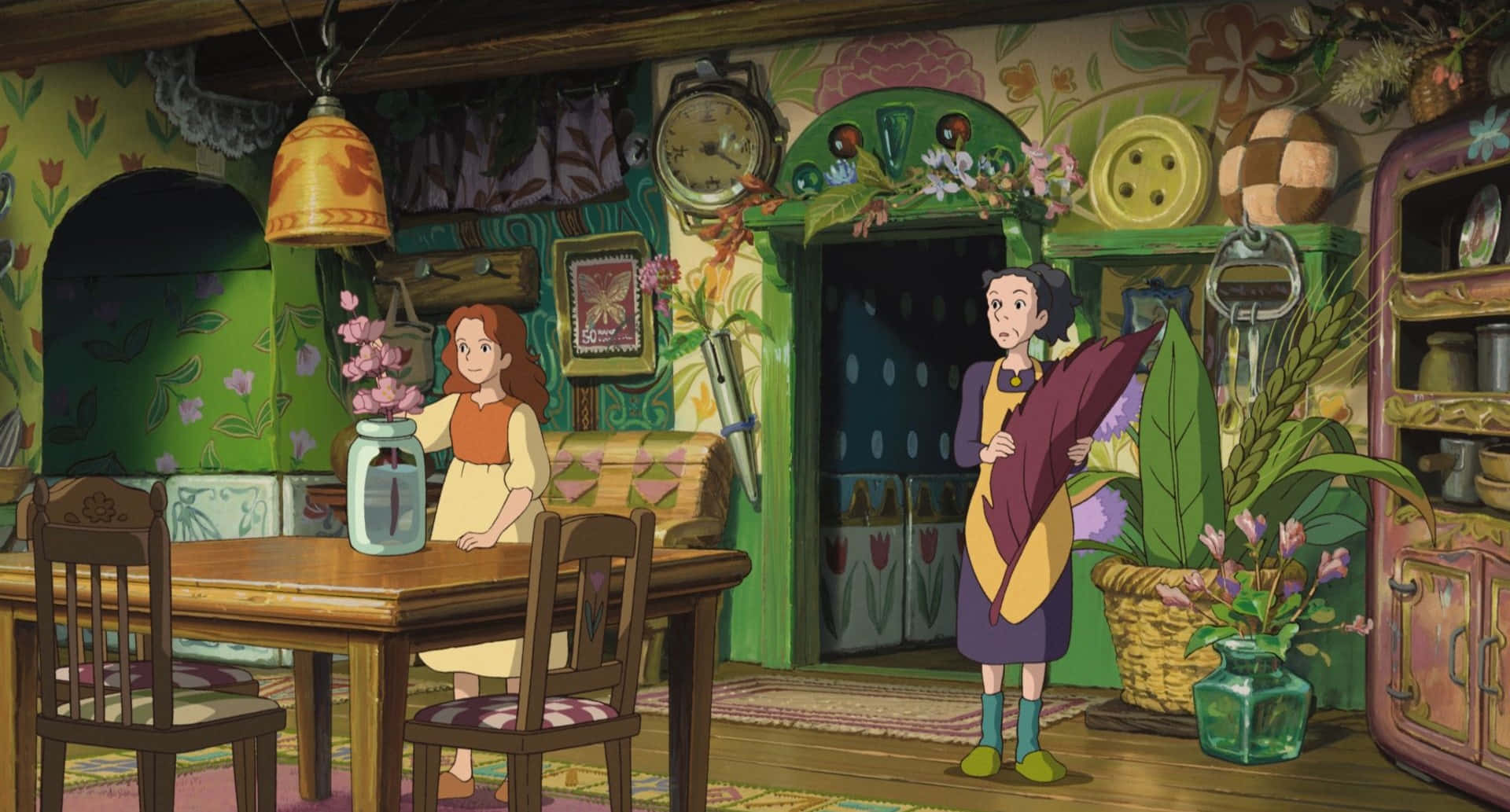 The Secret World Of Arrietty, Arrietty, cottage kitchen, Full HD Desktop Wallpaper