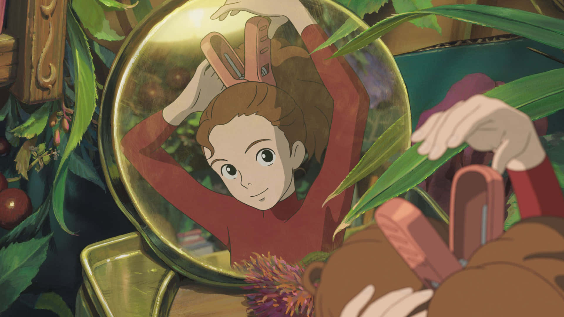 The Secret World Of Arrietty, Arrietty, red outfit, Full HD Desktop Wallpaper