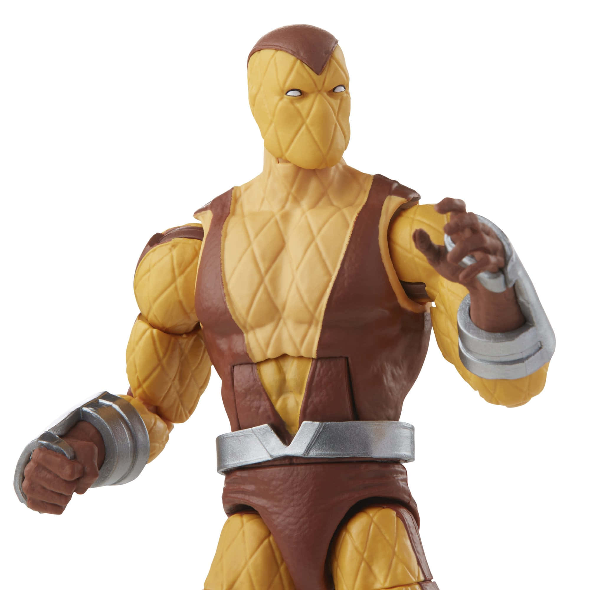 The Shocker, yellow and brown armored action figure, diamond-patterned skin, Full HD Desktop Wallpaper