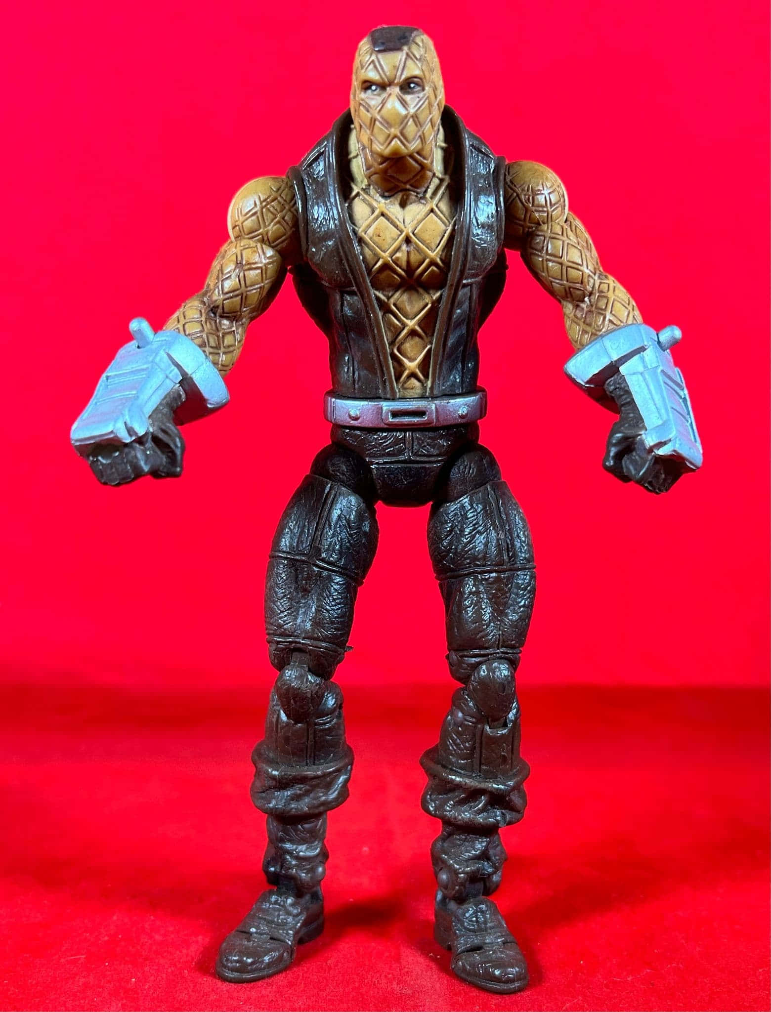 The Shocker, gold and black suit, blue gauntlets, Full HD Phone Wallpaper