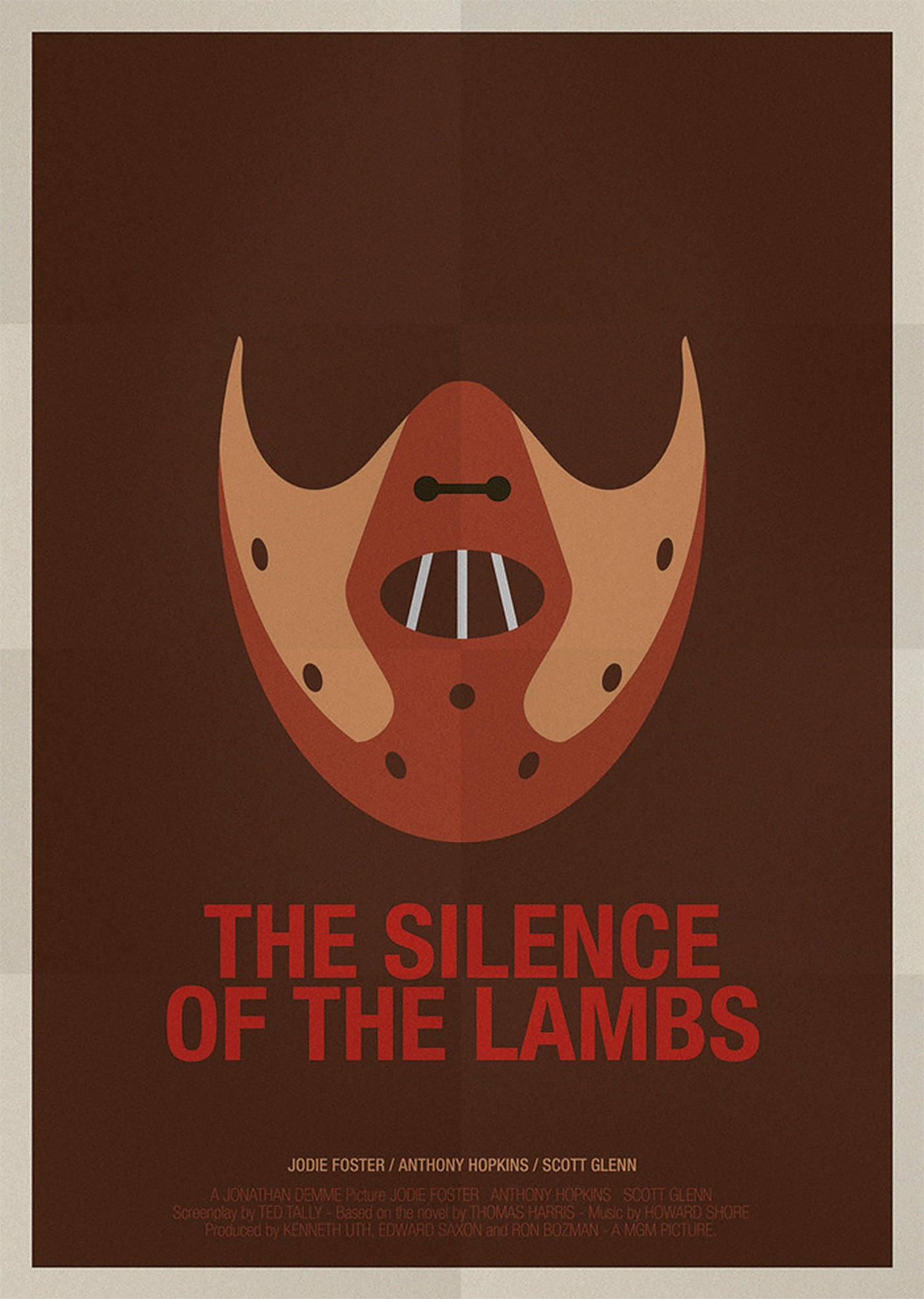 The Silence Of The Lambs, red, brown, Full HD Phone Wallpaper