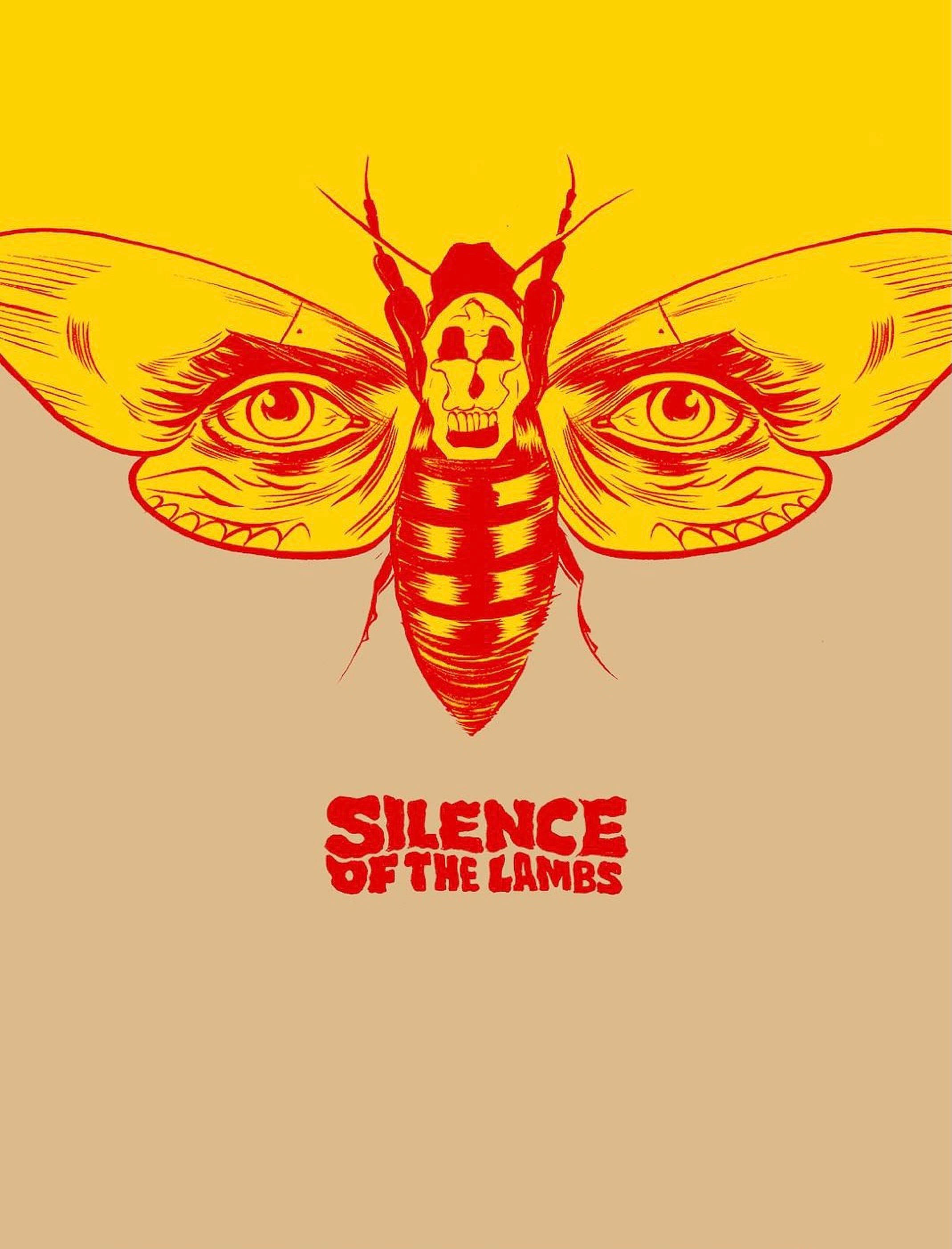 The Silence Of The Lambs, skull face, human eyes, 2K Phone Wallpaper