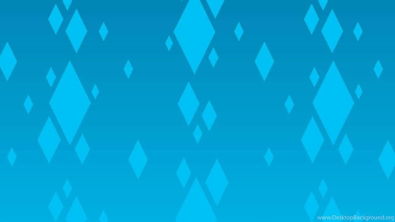 The Sims 3, gradient blue background, scattered diamond shapes, HD Desktop Wallpaper