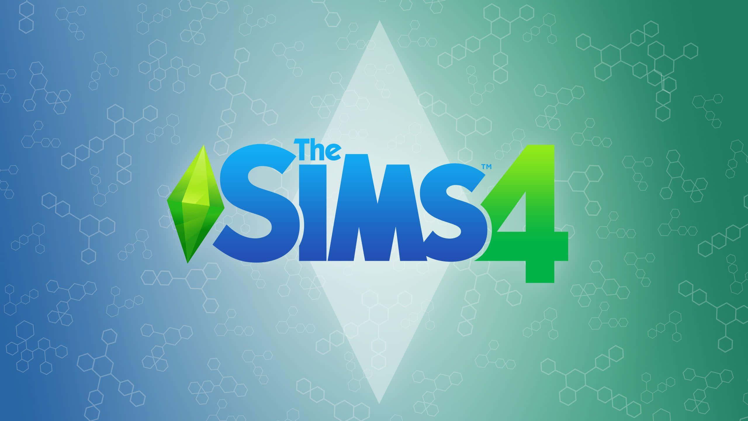 The Sims 4, blue, green, 2K Desktop Wallpaper