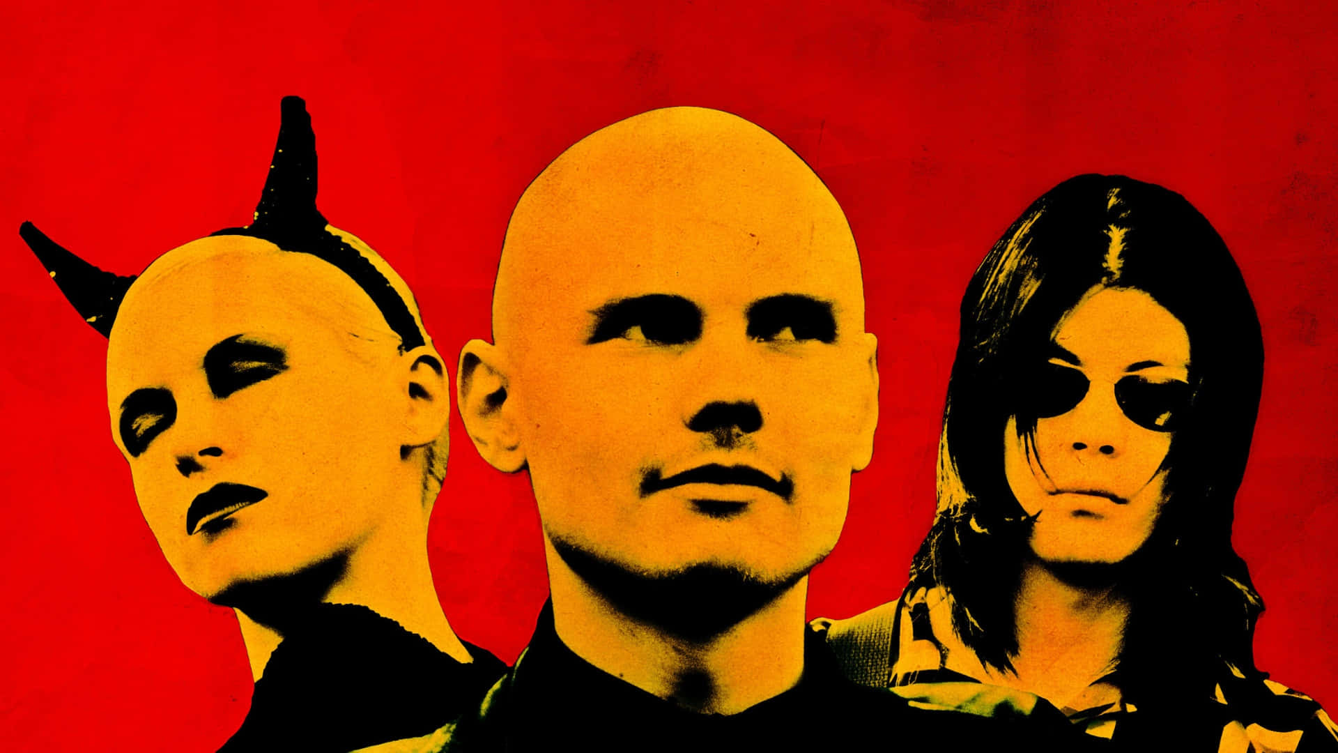The Smashing Pumpkins, devil horns, sunglasses, Full HD Desktop Wallpaper