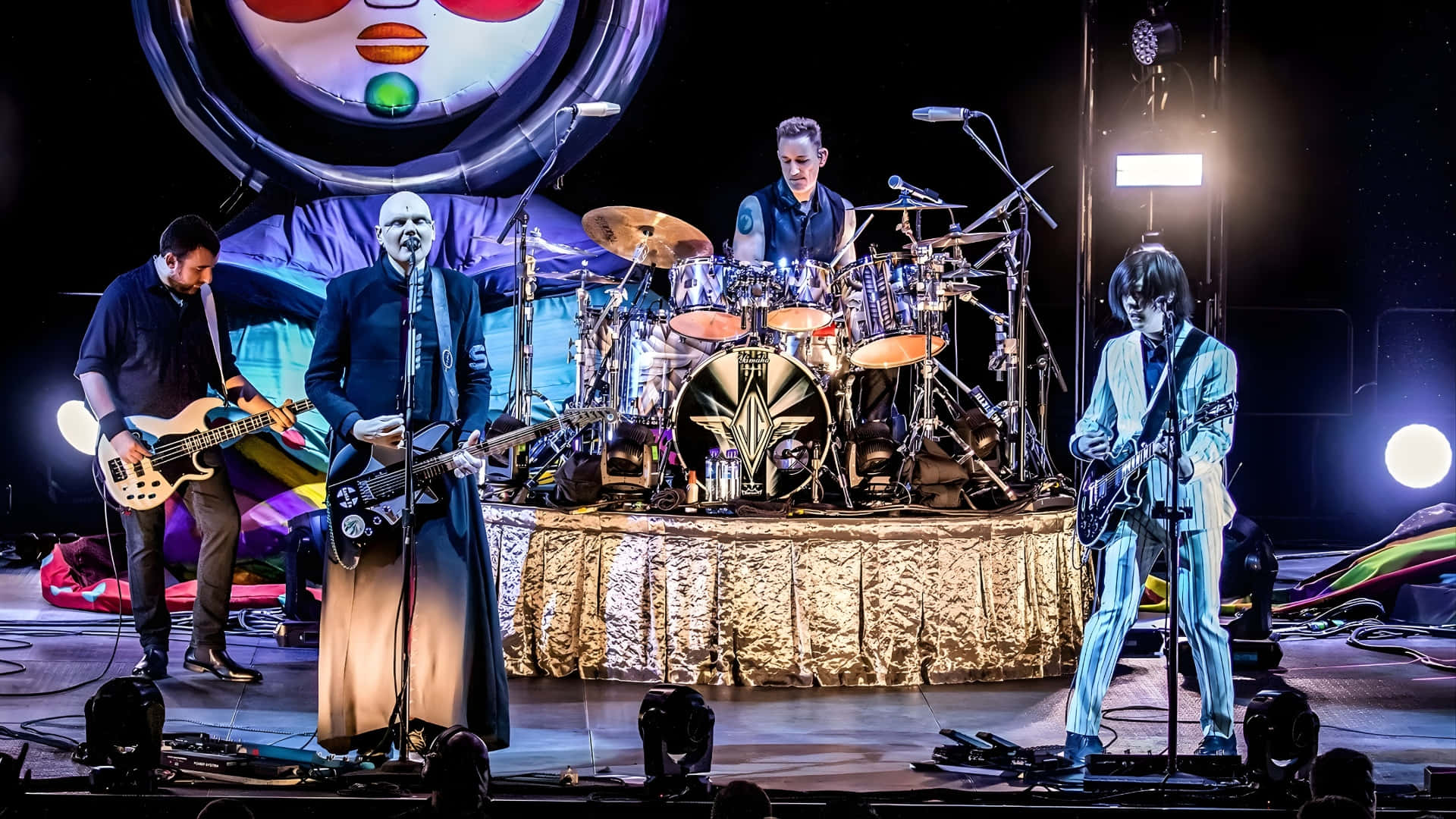 The Smashing Pumpkins, live performance, stage, Full HD Desktop Wallpaper