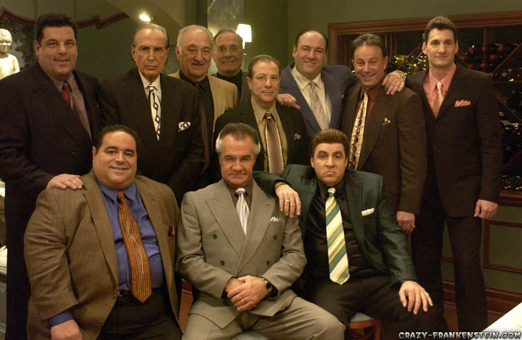 The Sopranos, suits, dimly lit room, SD Desktop Wallpaper
