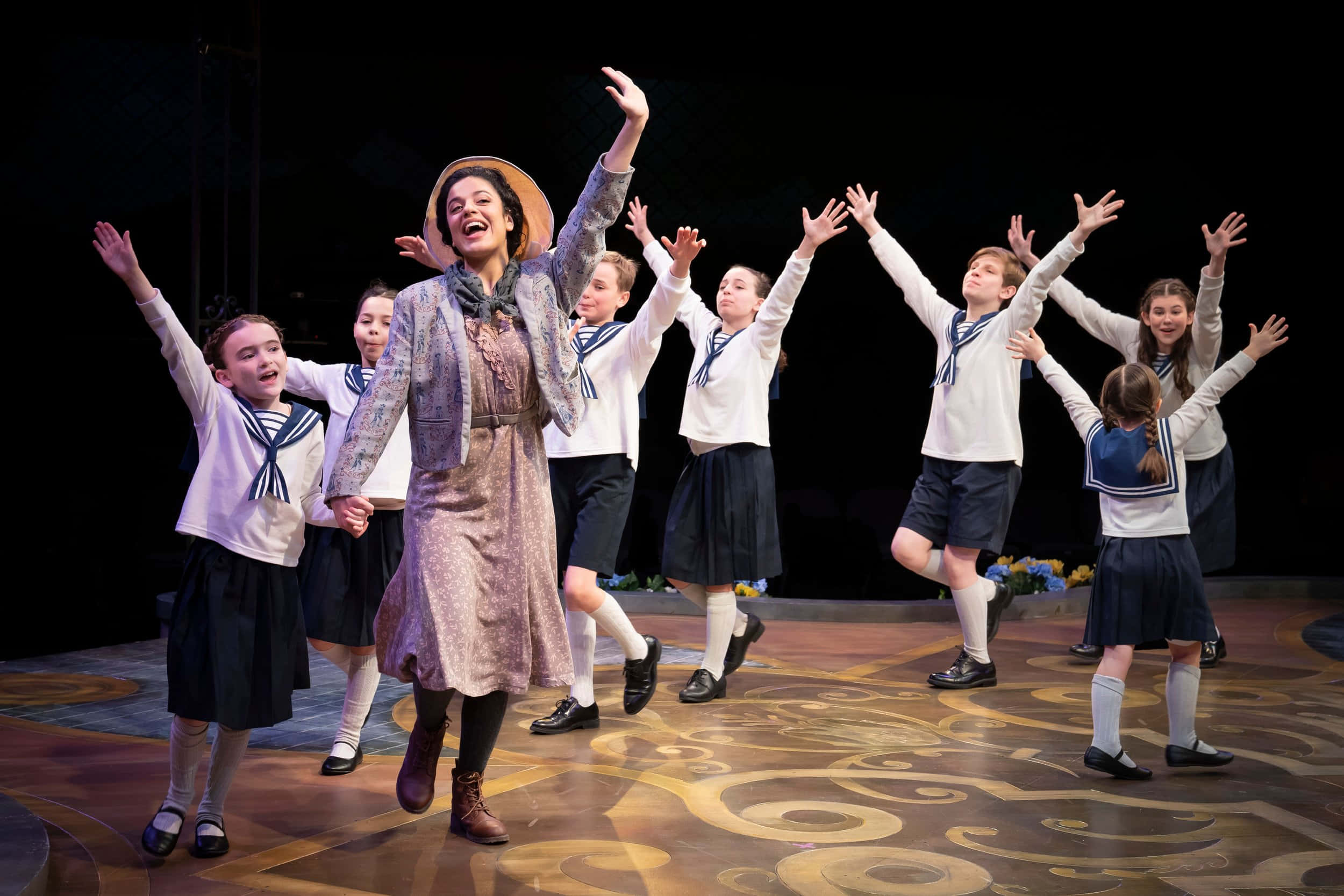Sound of Music, stage performance, sailor uniforms, Full HD Desktop Wallpaper