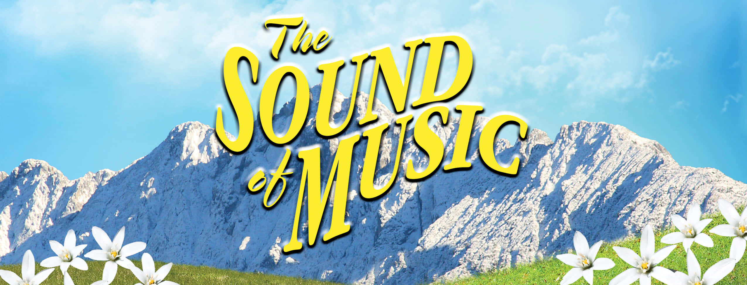 The Sound of Music, snowcapped mountains, bright blue sky, Full HD Desktop Wallpaper