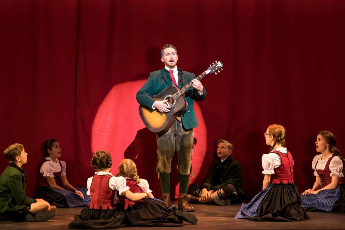 Sound of Music, stage performance, guitar, SD Desktop Wallpaper
