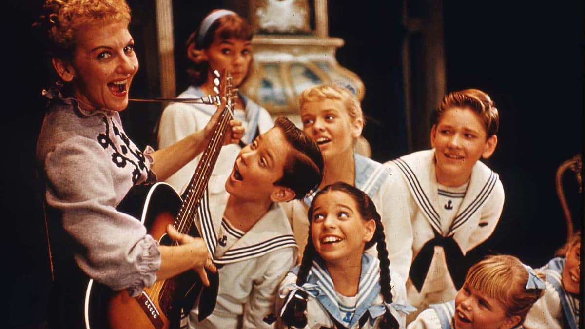 Sound of Music, sailor outfits, curly red hair, SD Desktop Wallpaper