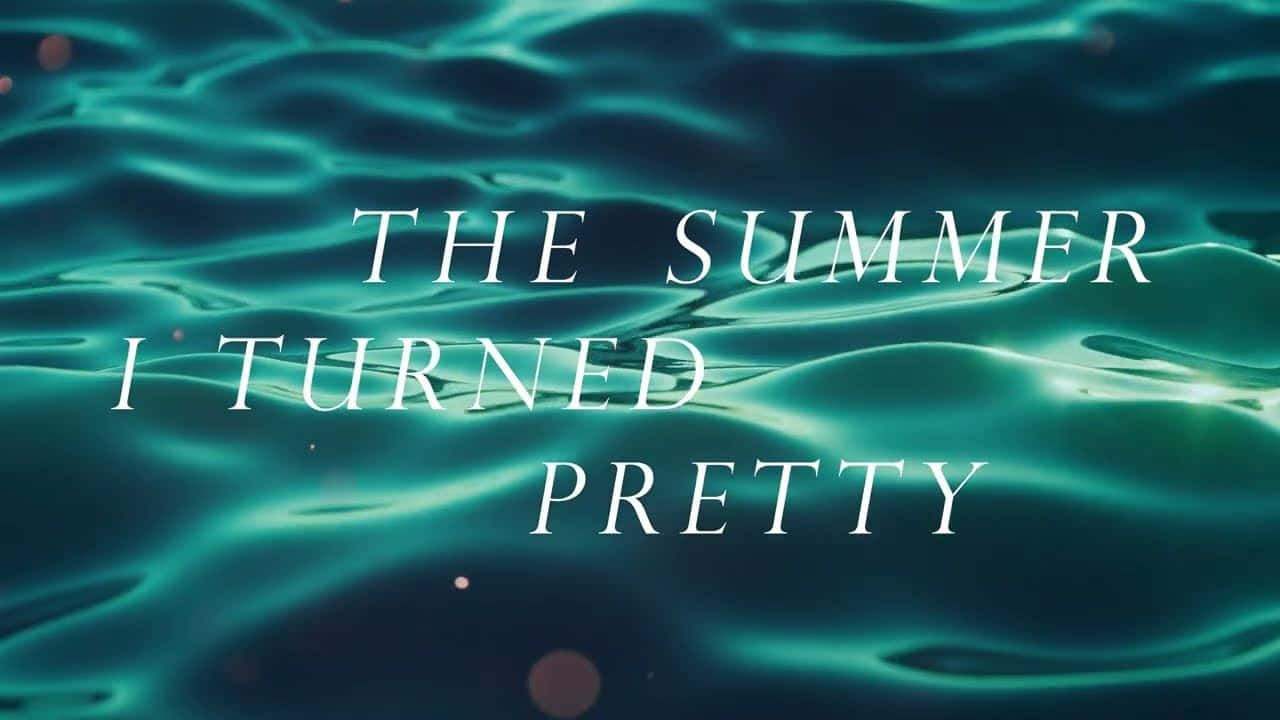 The Summer I Turned Pretty, teal water, rippling, HD Desktop Wallpaper