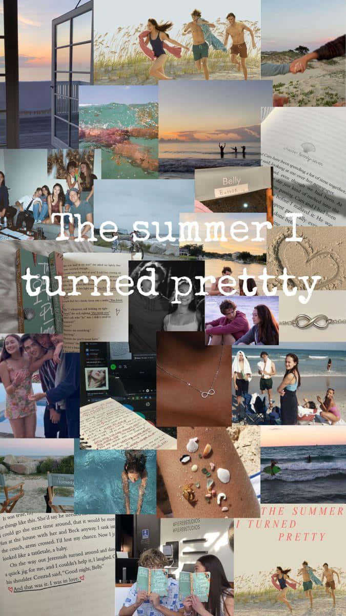 The Summer I Turned Pretty, beach scenes, friends journal pages, SD Phone Wallpaper