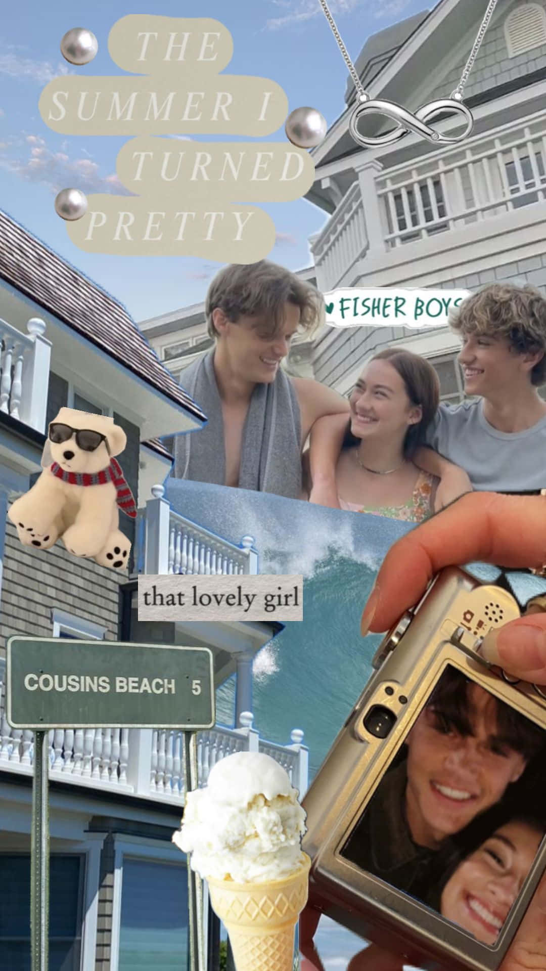 Summer I Turned Pretty, porch, polar bear plush, Full HD Phone Wallpaper
