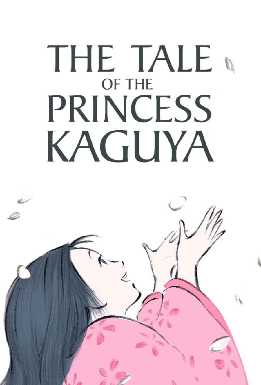 The Tale Of The Princess Kaguya, pink floral kimono, cherry blossoms, HD Phone Wallpaper