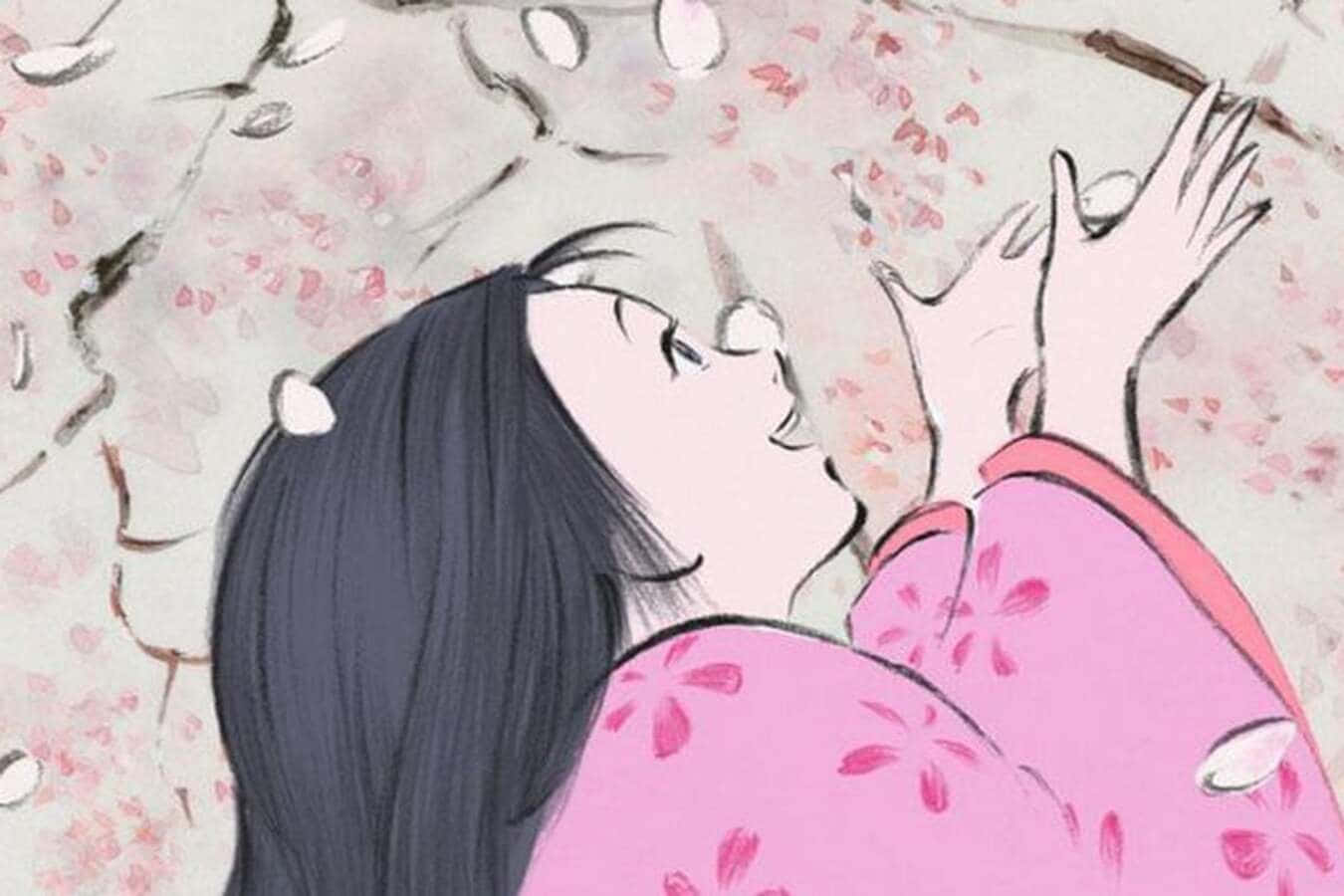 The Tale Of The Princess Kaguya, Princess Kaguya, cherry blossom tree, HD Desktop Wallpaper