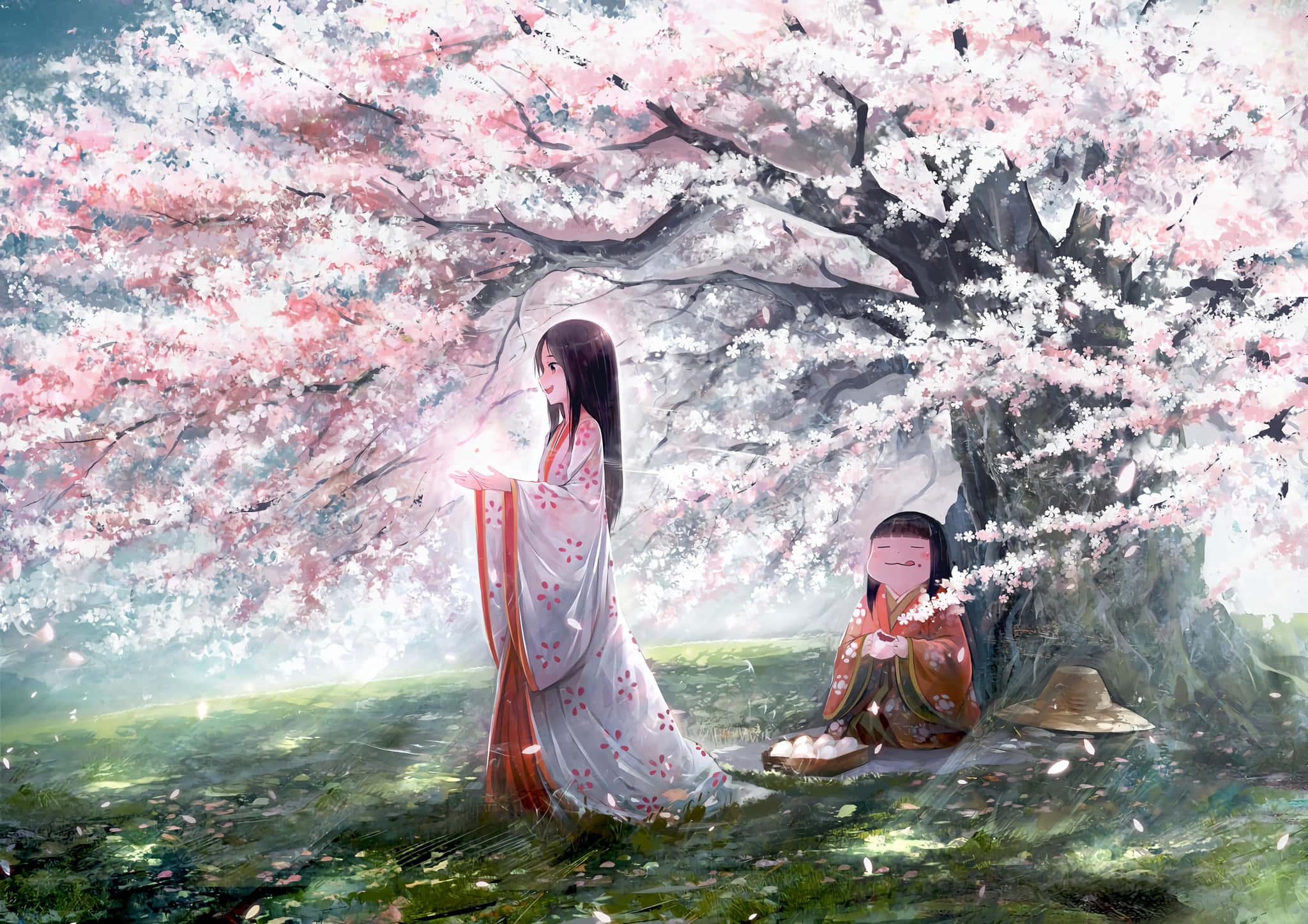 The Tale Of The Princess Kaguya, anime girls, traditional robes, Full HD Desktop Wallpaper