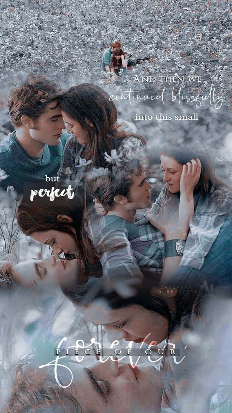 Twilight Saga, romantic montage, snowy fields, HD Phone Wallpaper