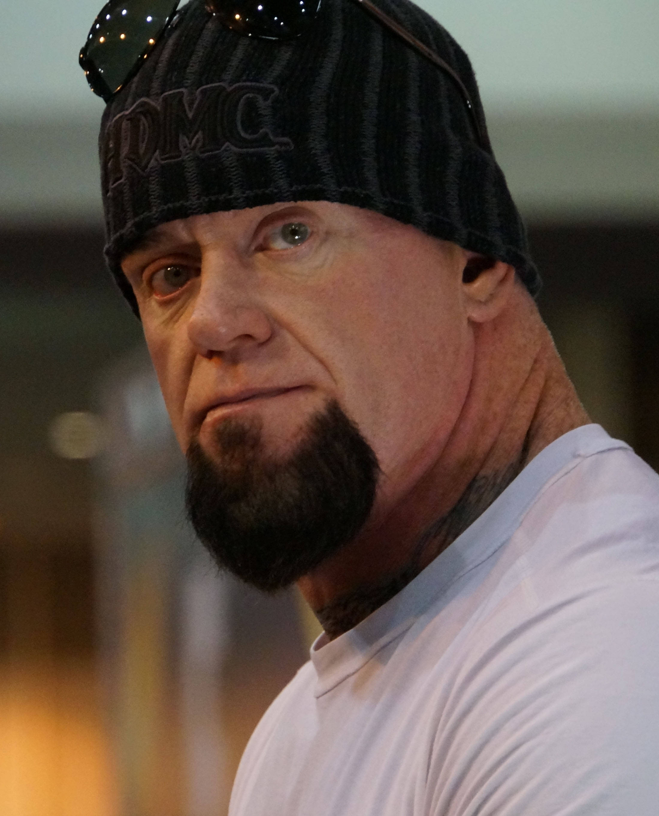 The Undertaker, beanie, black striped beanie, 2K Phone Wallpaper